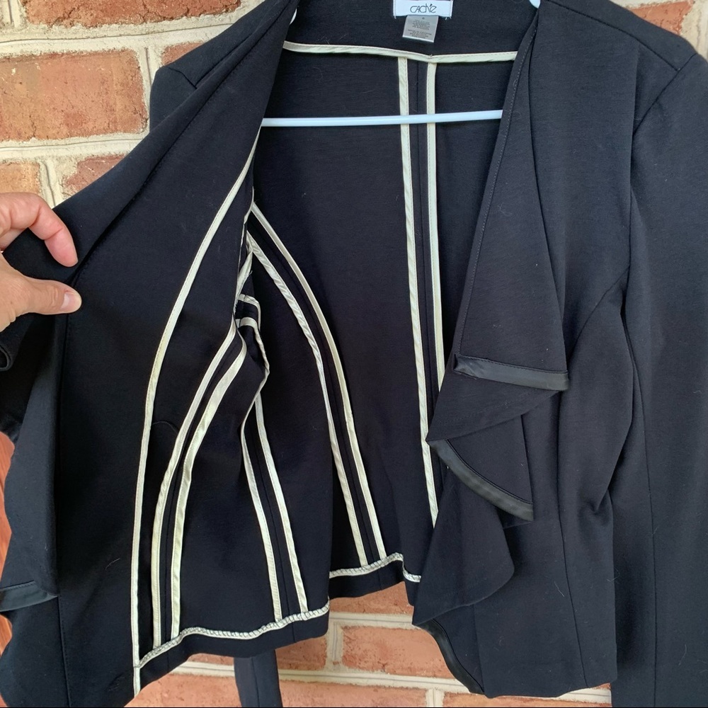 Cache Quality Open Front Blazer / Suit Jacket. Si… - image 3